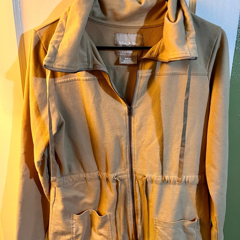 White Stag khaki zip up Jacket